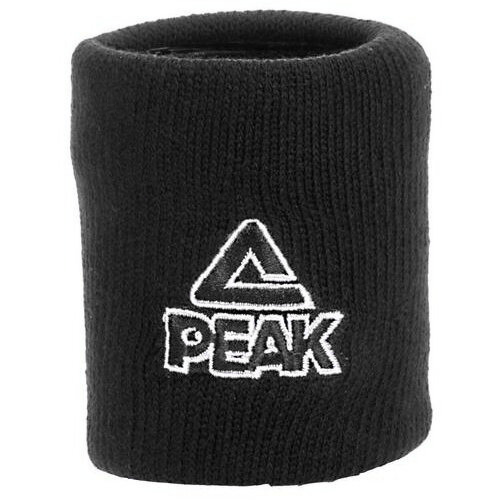 Serre-poignet PEAK noir pour sport, maintien du poignet et absorption de la transpiration.