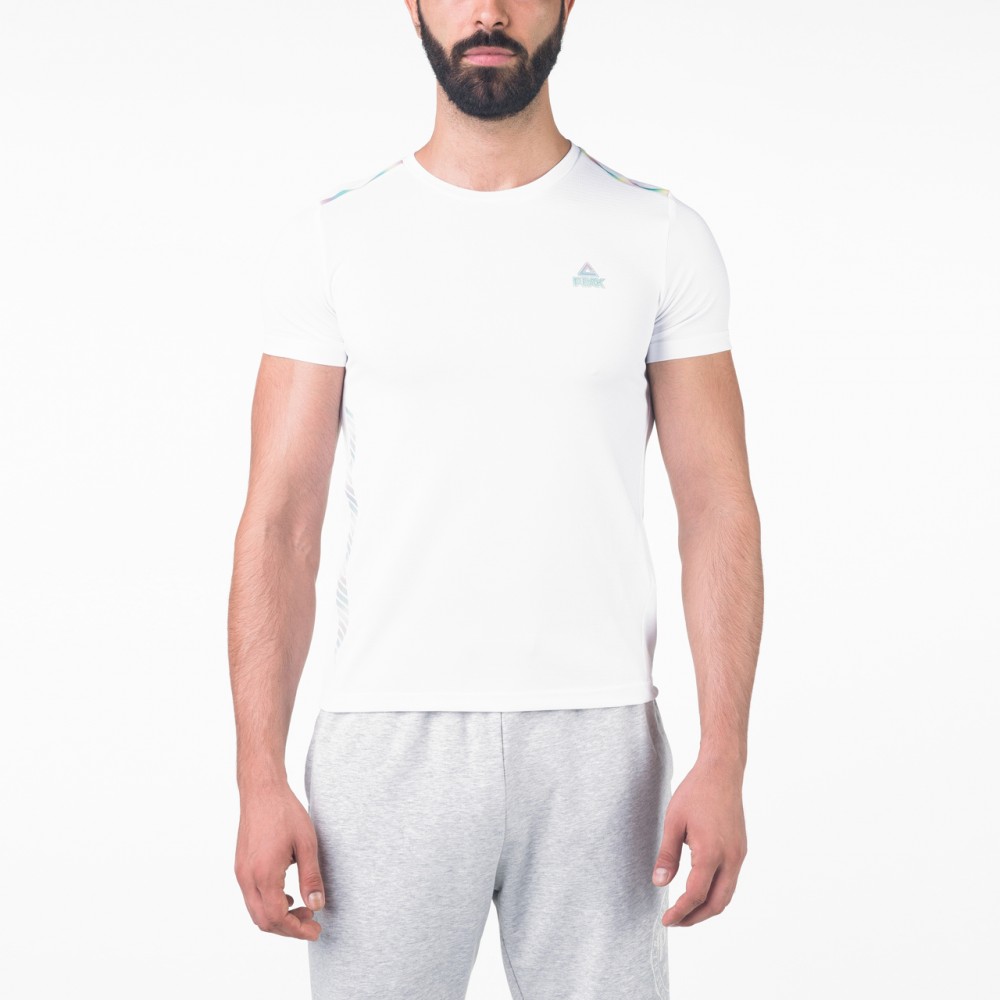 t-shirt training peak cool blanc
