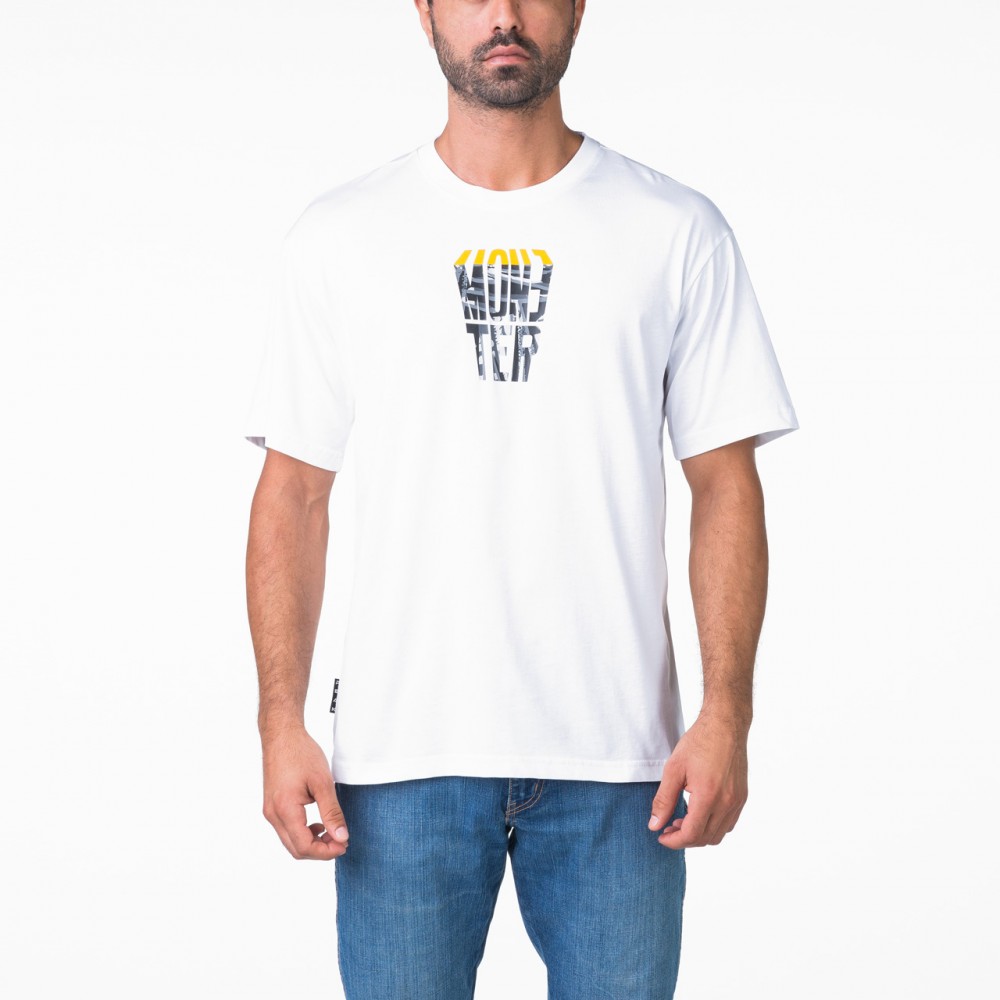 T-shirt gh monster Blanc