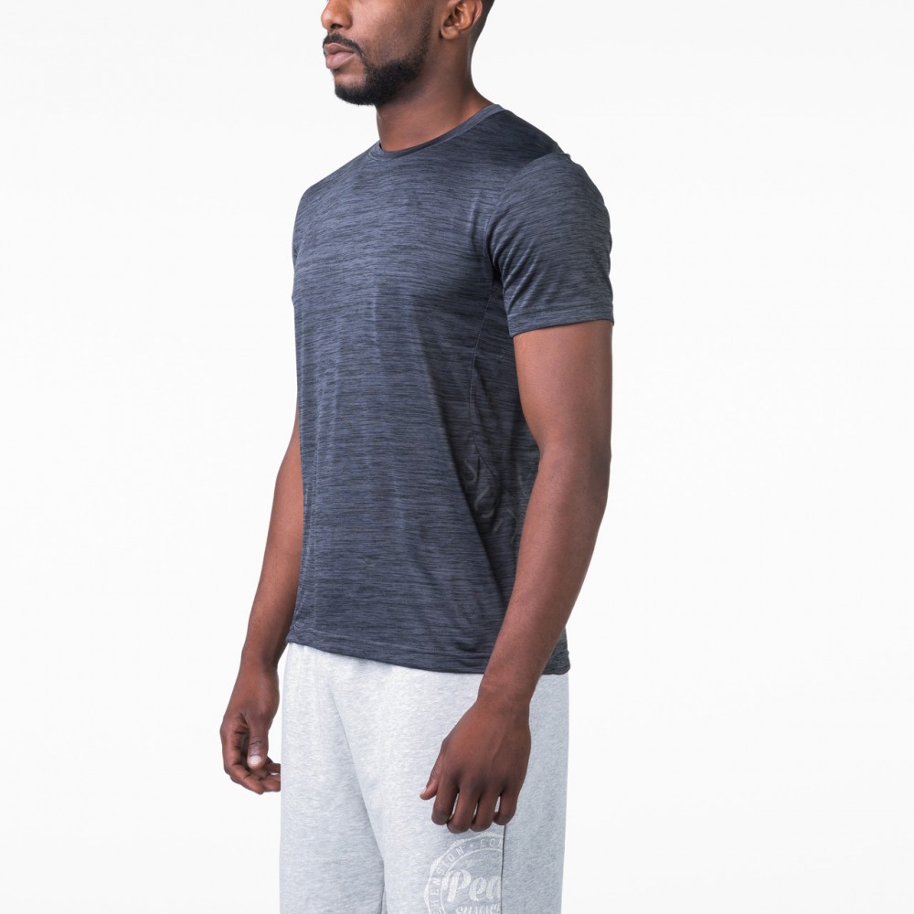 t-shirt training noir gris