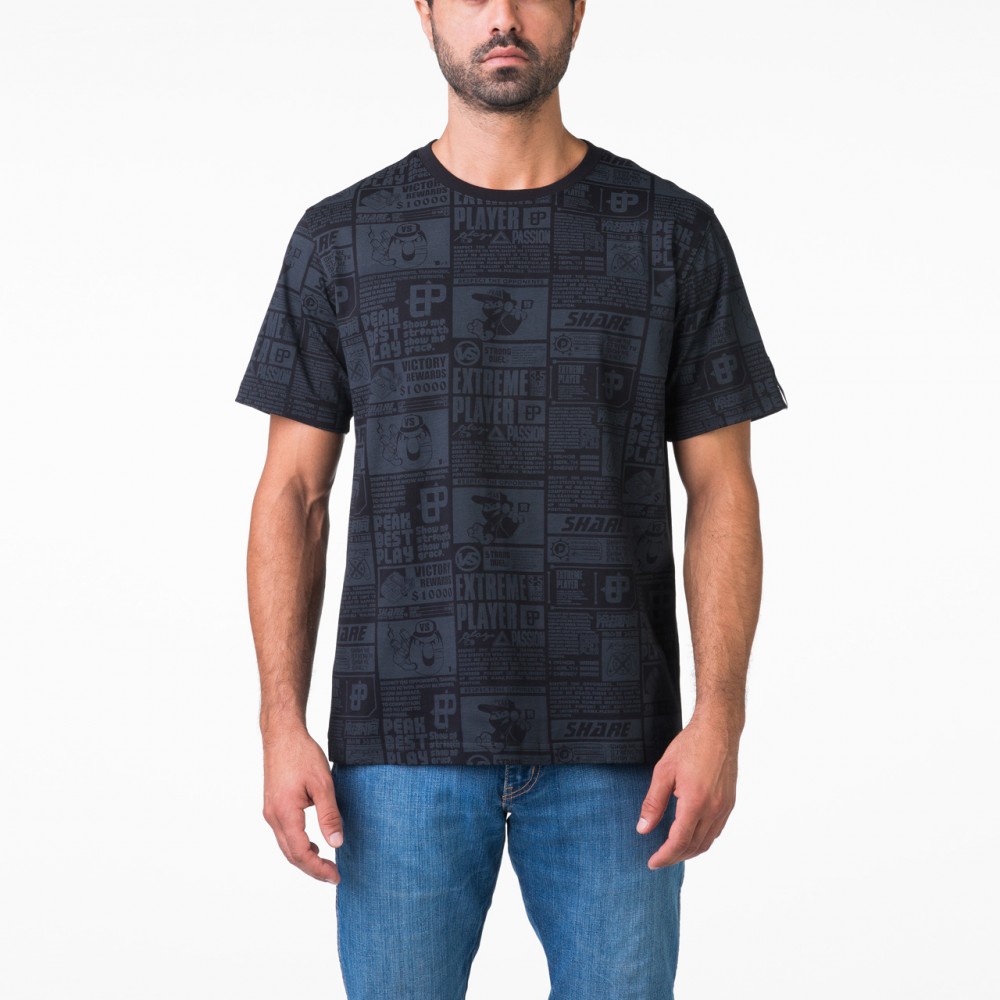 t-shirt culture noir homme tunisie