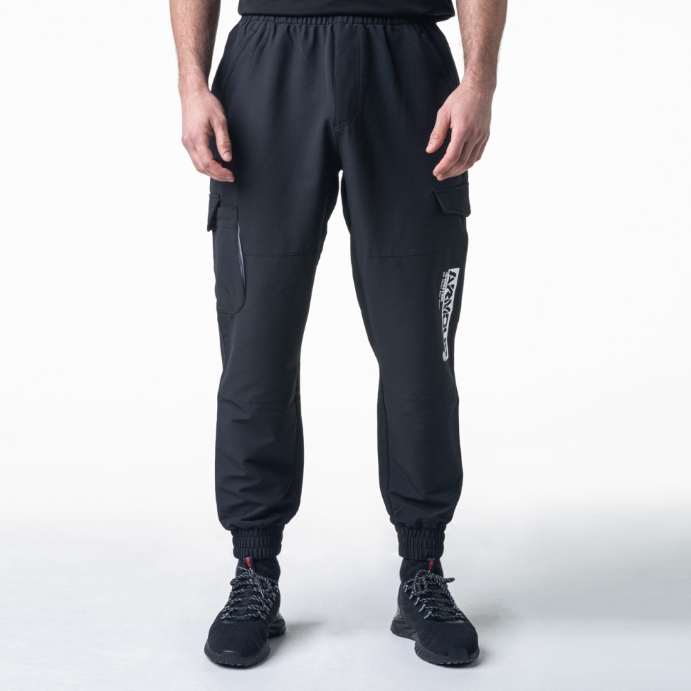 Pantalon noir large et légère élastique