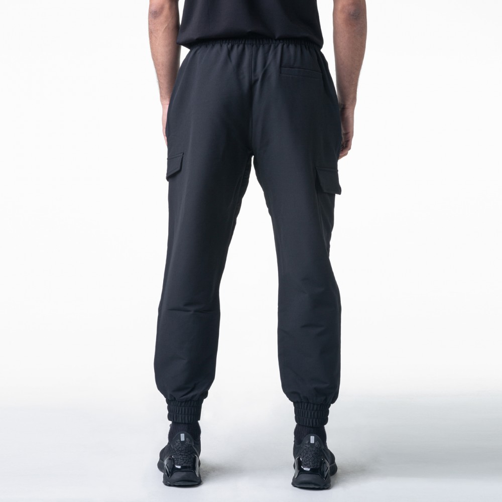 Pantalon noir large et légère élastique