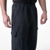 Pantalon noir large et légère élastique