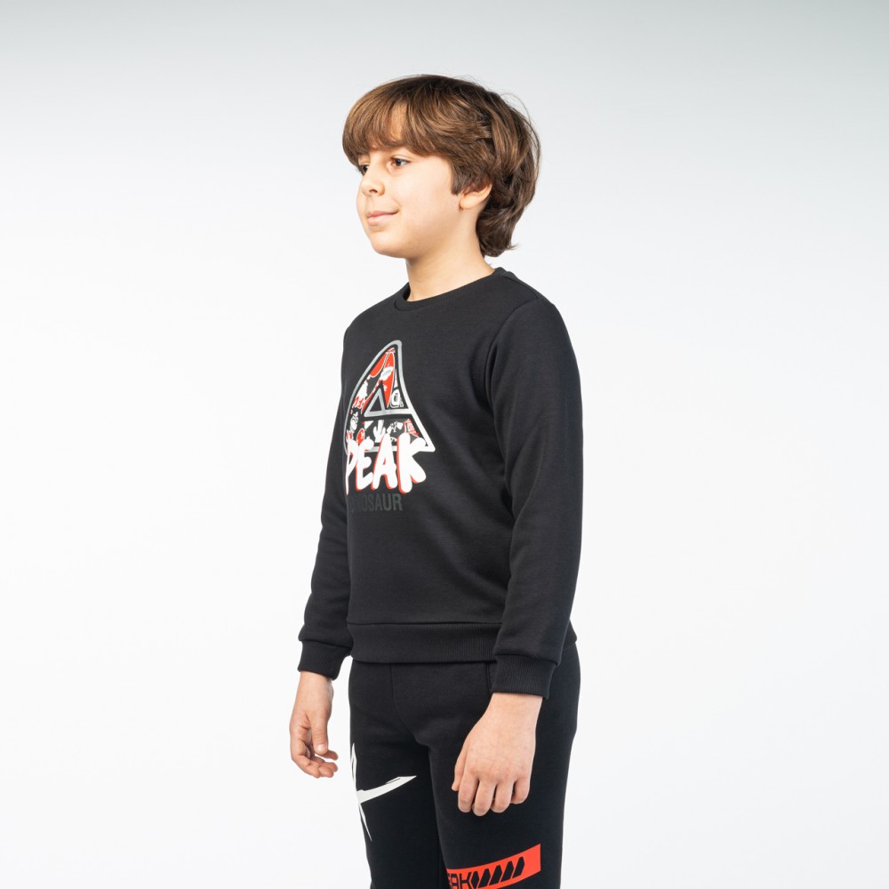 Sweat shirt peak kids Noir