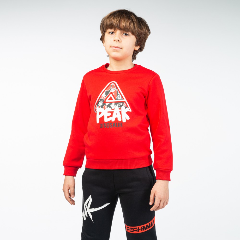 Sweat shirt peak kids Rouge