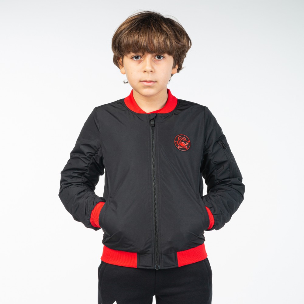 Veste baseball kids Noir