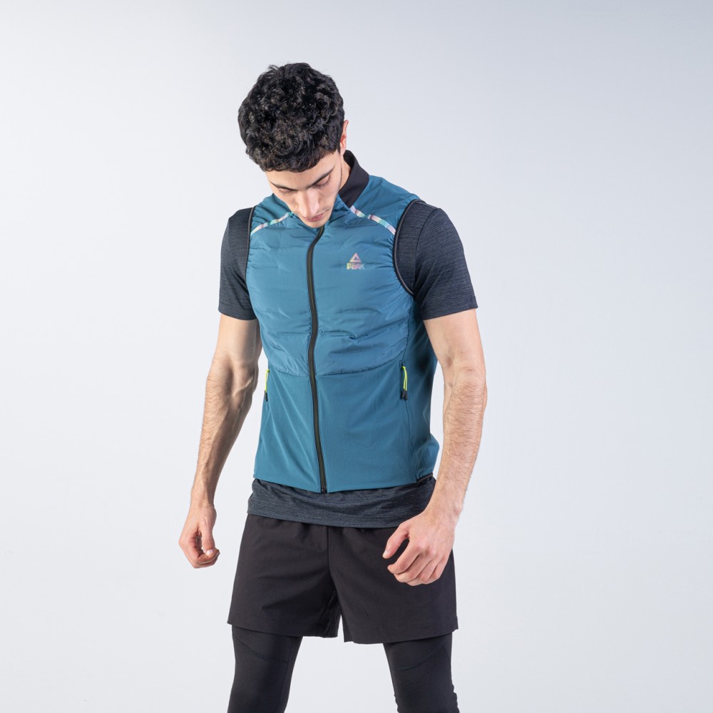 jacket running bleu ciel sans manche tunisie pour homme