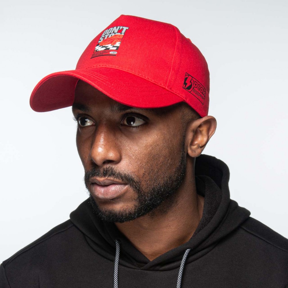 Casquette don't stop Rouge