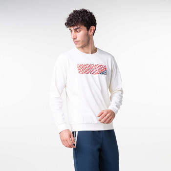 t-shirt long peak homme blanc durable et lavable en machine