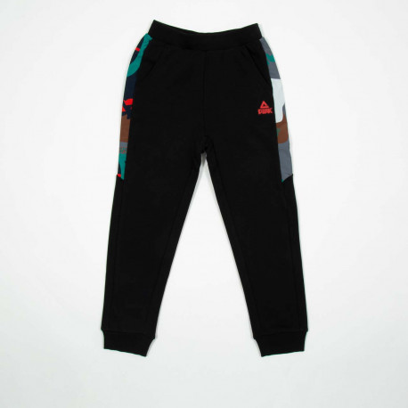 pantalon noir basket blanche