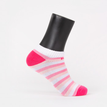 Chaussette peak Blanc rose...