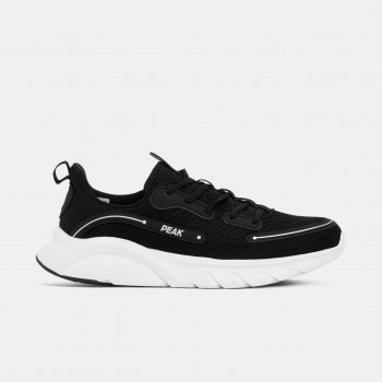 chaussure peak wave noir blanc running shoes confortable et léger
