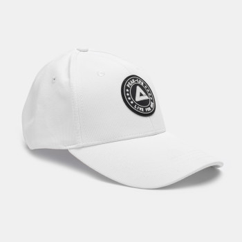 Casquette peak Blanc