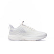 PEAK Runner Energy running shoes in off-white with violet details for women, lightweight and breathable design for optimal performance