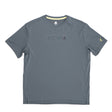 T-shirt gris Peak pour homme avec inscription "Best Run" sur la poitrine, coupe sportive légère et respirante, idéal pour la course et le quotidien.
