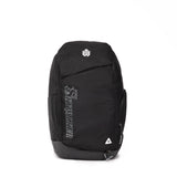 Black PEAK backpack featuring white embroidered logo, 'Skywalker' text design on the front pocket, and triangular PEAK logo at the bottom, displayed on a clean white background