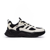 PEAK Trendy Flex lifestyle shoes in white and pink for women with thick sole and modern retro design, ideal for casual daily wear
