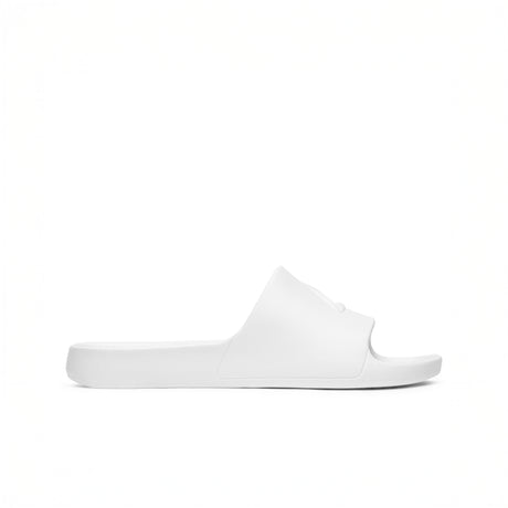 Sandales Peak unisex coloris blanc, au design minimaliste et moderne. Fabriquées en matériau léger et souple, elles offrent un confort optimal et une semelle antidérapante idéale pour un usage quotidien ou en extérieur.
