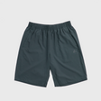Short de sport vert foncé Peak pour homme, avec taille élastique et poches latérales, parfait pour le running, la salle ou une tenue décontractée.
