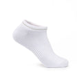 Chaussette basse PEAK blanche en coton respirant, légère et douce, offrant confort, maintien et discrétion parfaite pour le sport ou un usage quotidien.